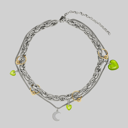 DAWN. Symbolic Sun Face Necklace - Silver