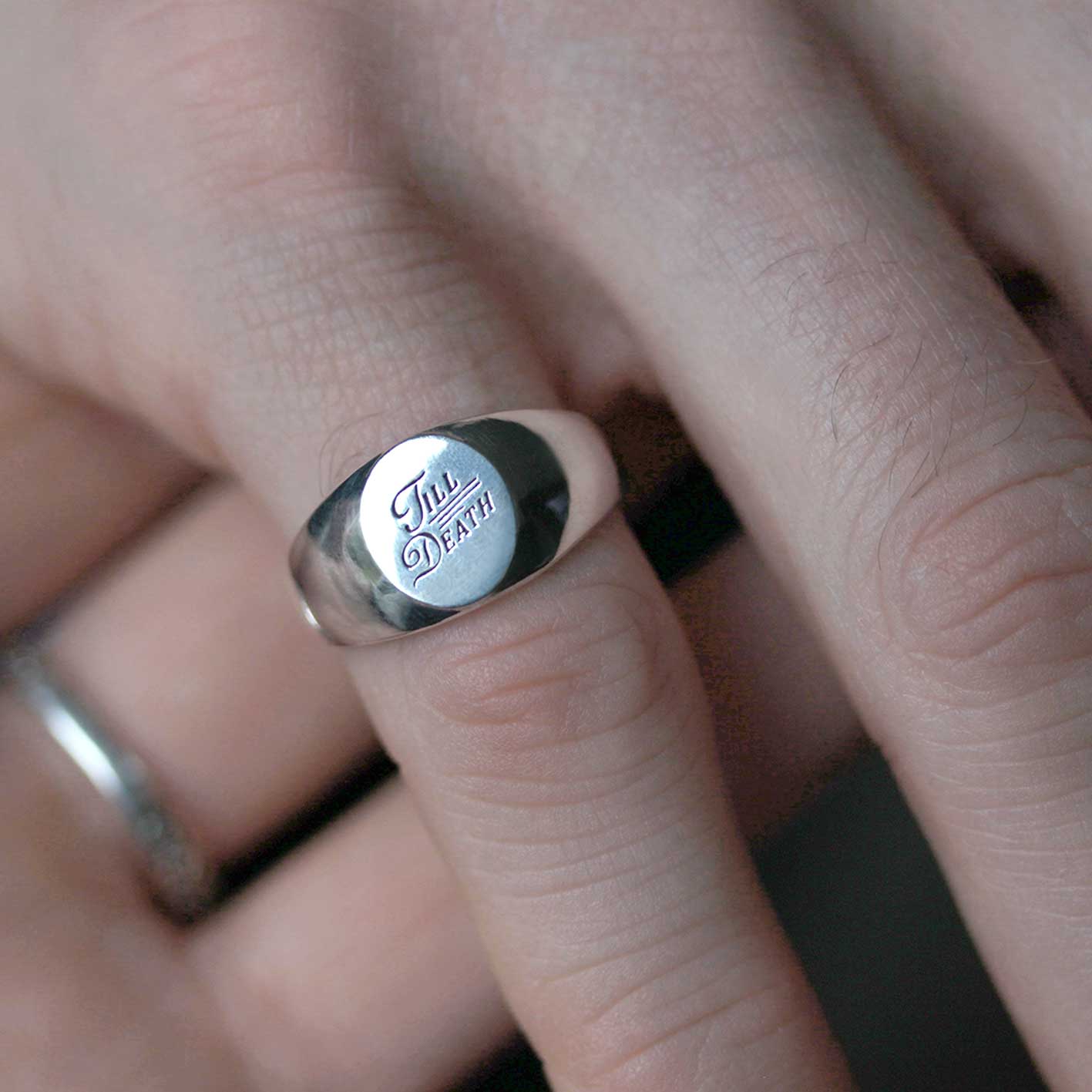 TILL DEATH™. Promise Signet Ring