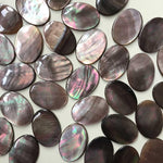 Necklace - DARK BLOOM. Black Mother Of Pearl Choker