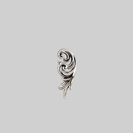 swirl detail cartilage earring