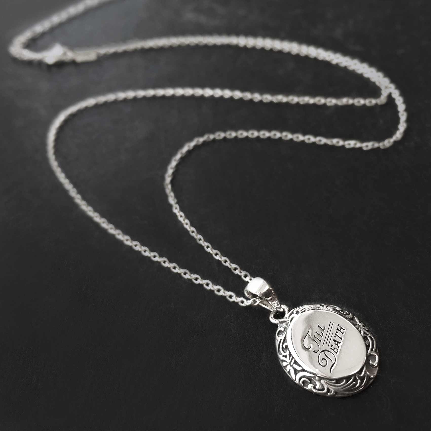 TILL DEATH™. Promise Medallion Pendant Necklace