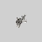 rose and dagger tragus stud