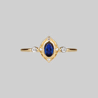 royal blue gemstone ring gold