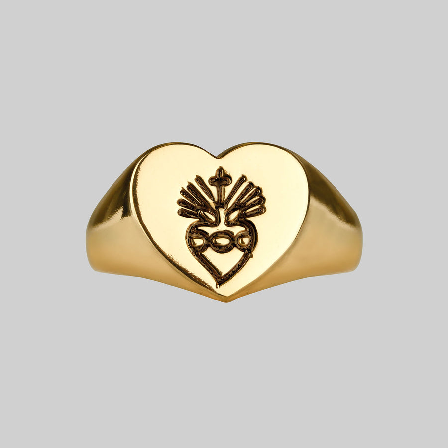 Regal rose sacred heart ring hotsell