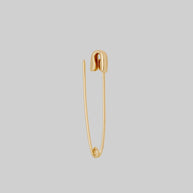 pierced jewellery, gold single earring 