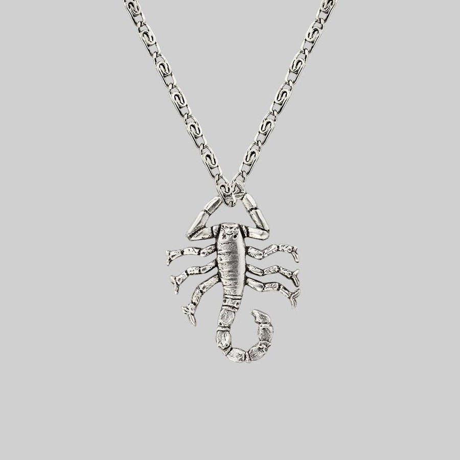 silver scorpion necklace