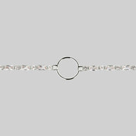 silver crystal choker