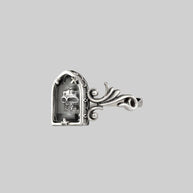 glass tombstone ring 