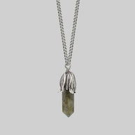 Large labradorite necklace