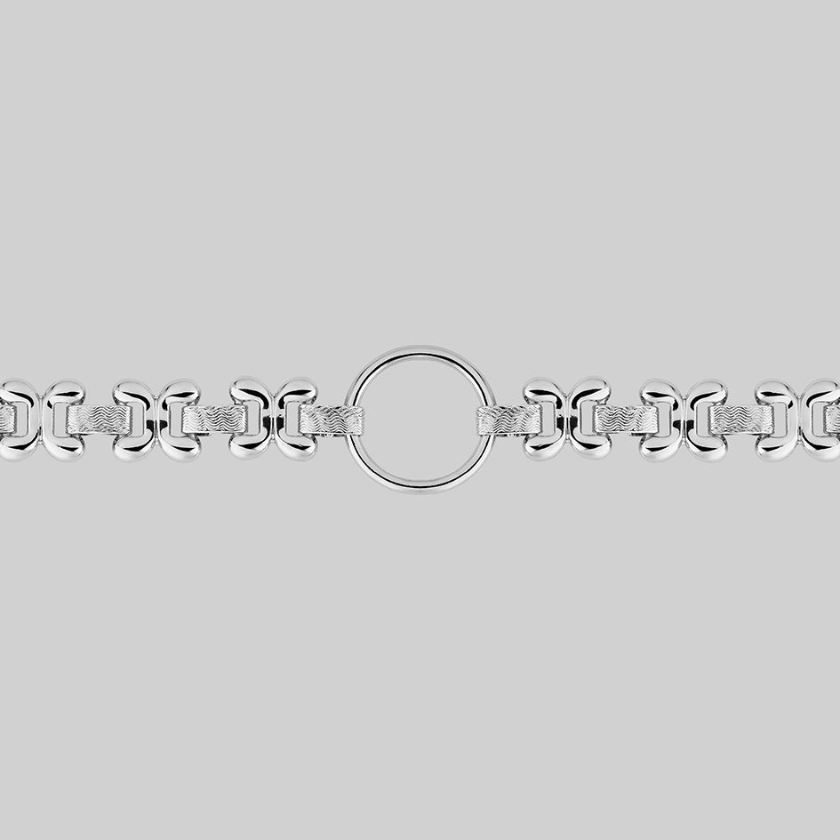 silver vintage chain choker