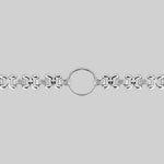 silver vintage chain choker