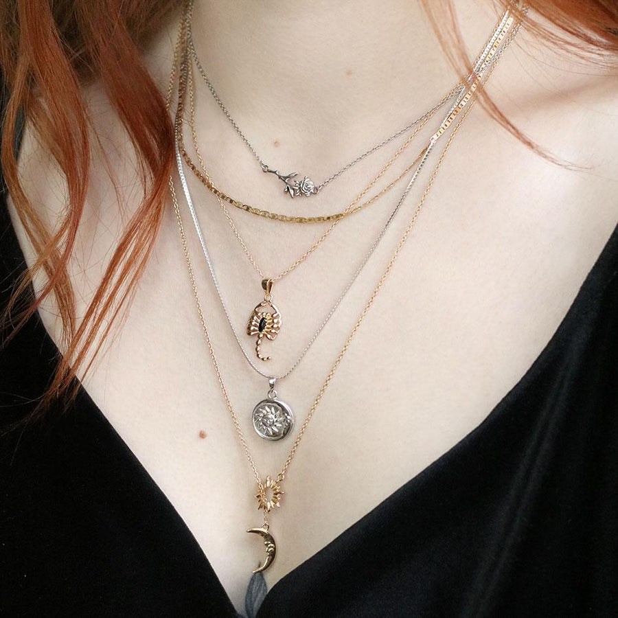 Chain Necklace Women Free Shipping | Pendant Necklaces Chain Necklace - Gold  Color - Aliexpress
