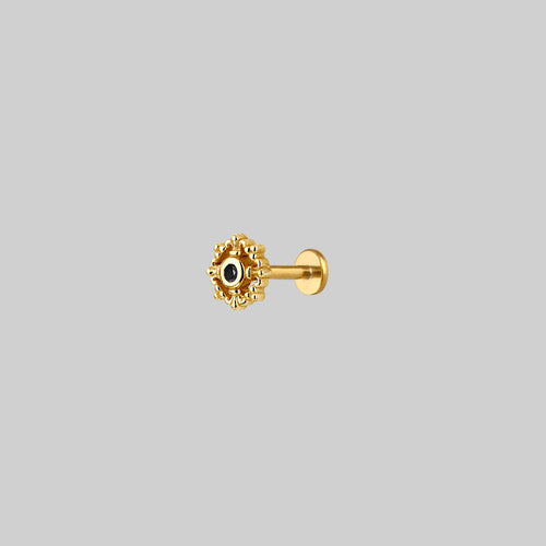 MORWENA. Gothic Arch Stud Earring - Gold