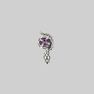 snake gem tragus stud