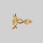 double headed snake gothic ring 