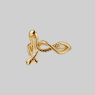 double headed snake gothic ring 