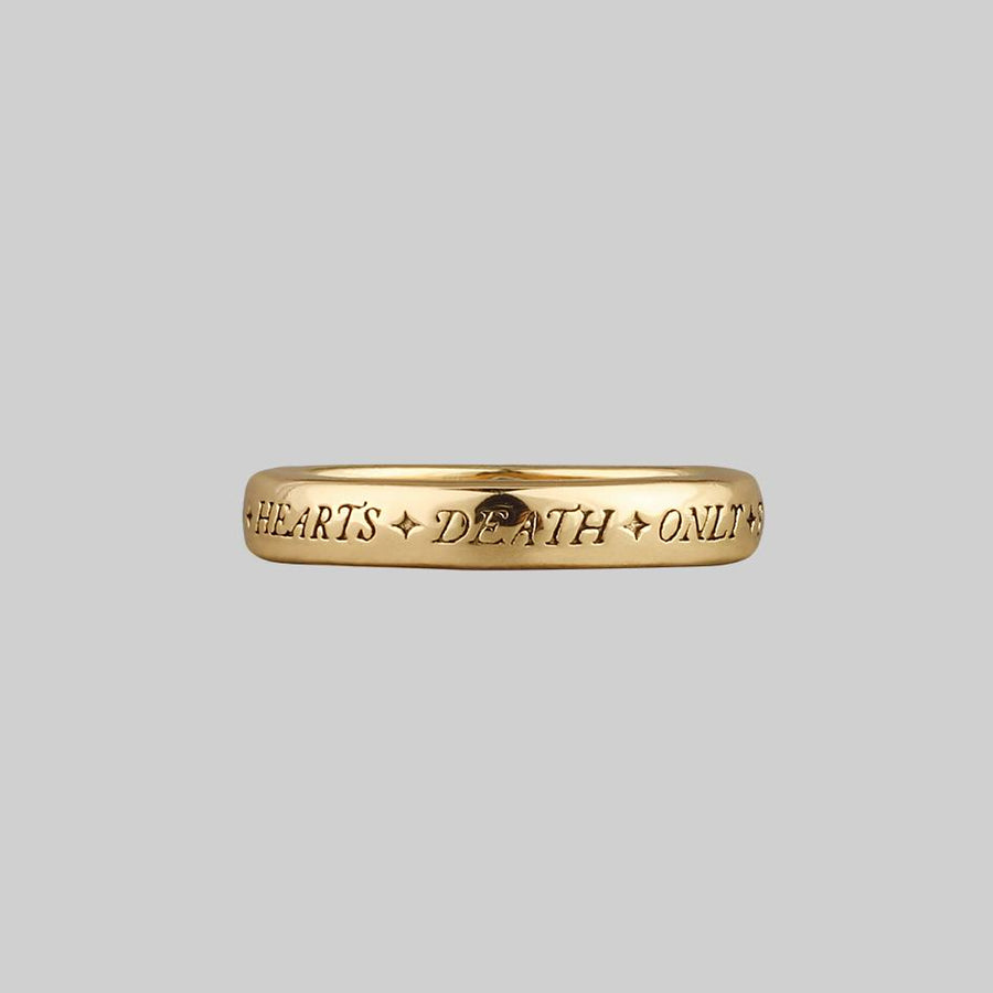 United Hearts Death Only Parts Posie Ring - Gold – REGALROSE