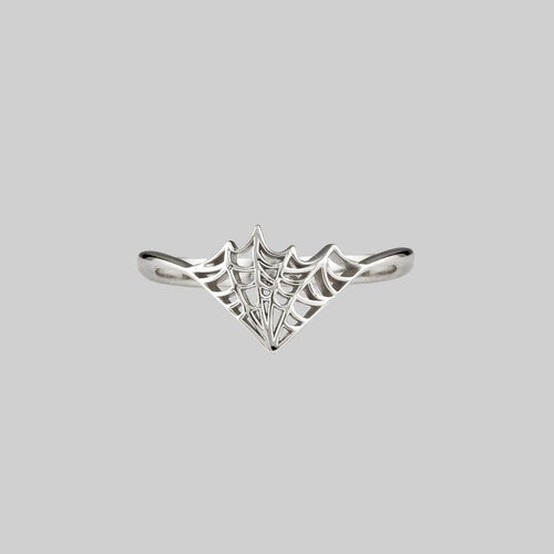EMINENCE. Romantic Floral Hoop Earrings - Silver