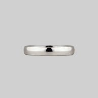 sterling silver posie ring gothic font inside